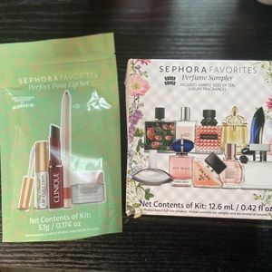 SEPHORA FAVORITES - lip pout & sampler set.